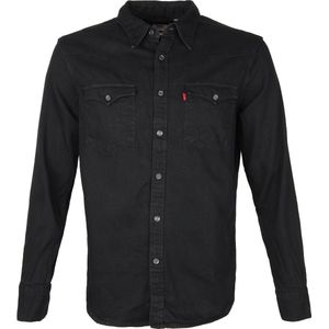 Levi's Regular Fit Denim Overhemd Barstow Western Marble Black