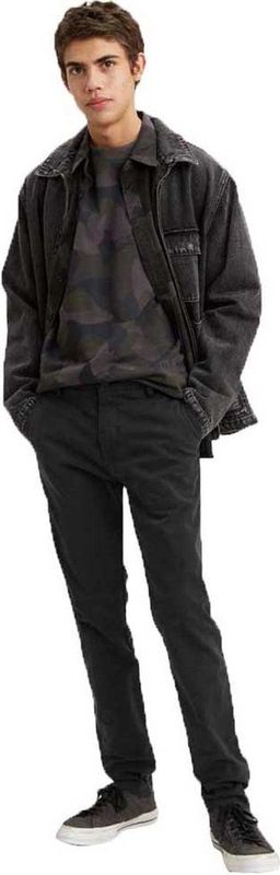 Chino Broek - Zwart - Katoen - Slim Fit met Stretch