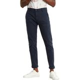 Chino - Blauw - Katoen - Comfortabele Stretch