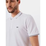 Lee - Piqué - Poloshirt - Wit - Korte Mouw