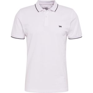 Lee - Piqué - Poloshirt - Wit - Korte Mouw