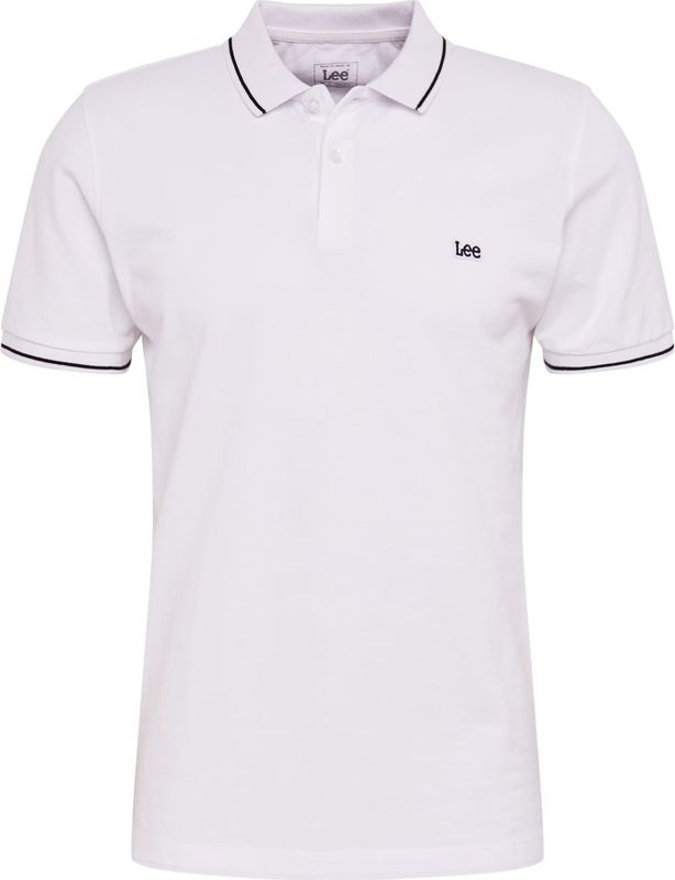 Lee - Piqué - Poloshirt - Wit - Korte Mouw