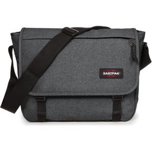 Eastpak DELEGATE + Shouderta - 17 Inch Laptopvak - Black Denim