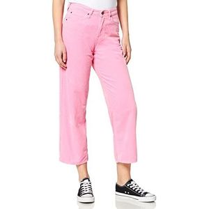 Lee 5 Pocket Wide Leg Corduroy damesbroek, roze (Cameo Pink 94), 27W/31L