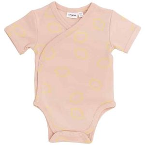 Trixie Baby overslagromper korte mouw Lemon Squash