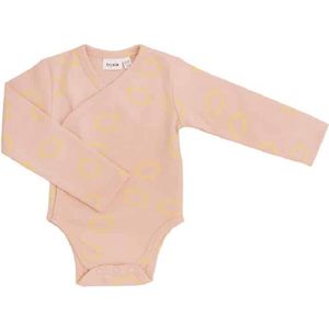 Trixie Baby overslagromper lange mouw Lemon Squash