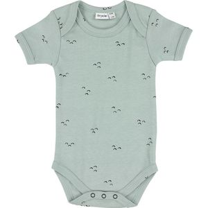 Trixie - Romper Korte Mouw - Grijs - 100% Biologisch Katoen