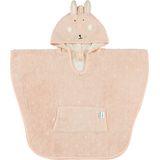 Trixie Poncho - Mrs. Rabbit - Biologisch Katoen - Badcape Kind met Capuchon - Met Leuke Details