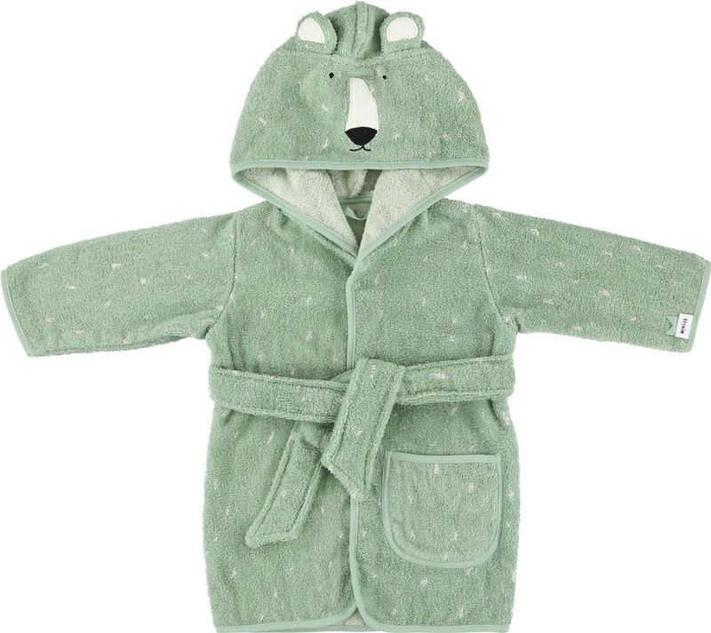 Trixie Mr. Polar Bear Badstof Badjas Groen
