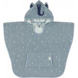 Trixie Poncho - Mrs. Elephant - Biologisch Katoen - Badcape Kind met Capuchon - Met Leuke Details
