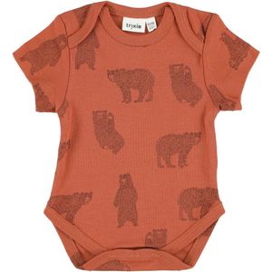 Trixie - Brave Bear - Rompertje - Korte Mouwen - Kleur: Grijs
