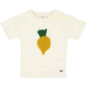 Trixie T-shirt Tiny Turnip Katoen Crème Maat 74/80
