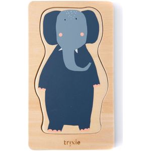 Trixie Houten 4-lagen Puzzel Dieren, 5st.