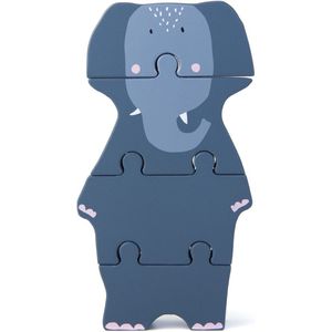 Houten puzzel 1 jaar olifant
