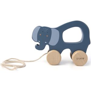 Trixie Houten Trekfiguur - Mrs. Elephant