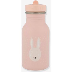 Trixie Drinkfles - Mrs. Rabbit - RVS Waterfles voor kinderen - 350ml - Lekvrije Fles - Roze