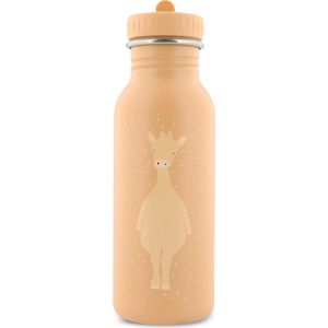 Trixie - Drinkfles voor kinderen, roestvrij staal, 500 ml, Mrs. giraf (giraffe)