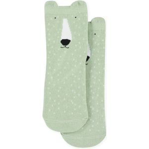 Trixie - Mr. Polar Bear - Sokken 2-pack - Groen - Zachte Kinderkousen
