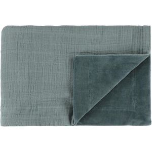 Deken - Grijs - Katoen - 150x200 cm