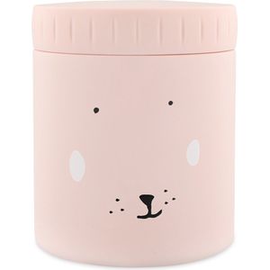 Trixie Geïsoleerde voedselpot - Mrs. Rabbit | 350 ml | lekvrij en draagbaar | houdt gerechten warm of koud | roestvrij staal | lunchcontainer voor kinderen