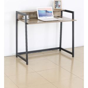 Bureau Nola 104cm - zwart/bruin