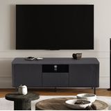 Lagos 140 cm TV Meubel - Donkerbruin MDF.