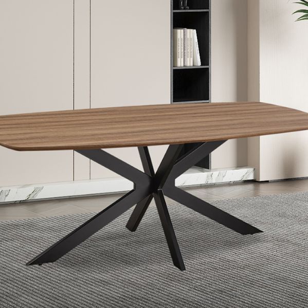Eettafel Deens ovaal eiken decor 200 cm