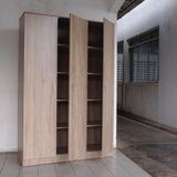 Opbergkast Ray 120cm met 3 deuren en 4 legplanken sonoma eik