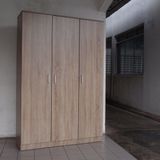 Opbergkast Ray 120cm met 3 deuren en 4 legplanken sonoma eik