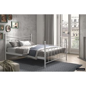 Rousseau - Metalen bed Liza met lattenbodem - 160x200 -