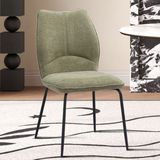 Stoel Lara | 47 x 60 x 88 cm | Zandkleurig design