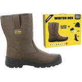 Safety Jogger - Alaska - Werklaarzen - Zwart - Lederen Bovenmateriaal