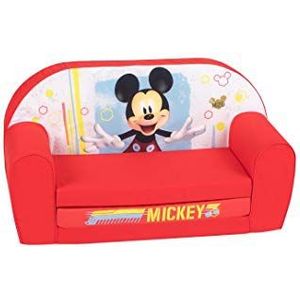 Nicotoy 6306710121 - Disney Mickey Mouse Mixed up adventure Sofa Rood, kinderzetel, 42x77x35cm, vanaf 2 jaar
