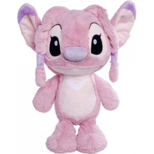 Simba - Lilo and Stitch - Knuffel Angel - Roze - Pluche - 25 cm