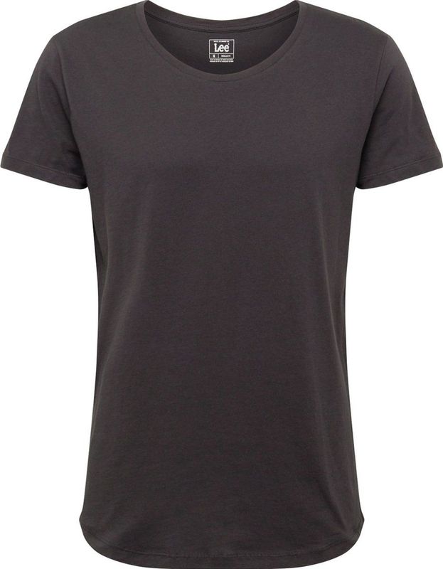 Lee - Elongated T-shirt - Zwart - Korte Mouwen - Regular Fit