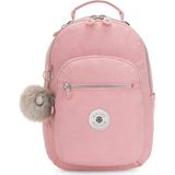 Kipling Seoul S, kleine rugzak met laptopbescherming, Oude Roos