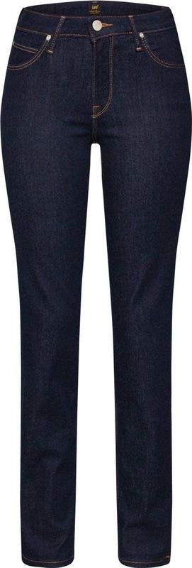 Lee Marion Straight Spijkerbroek Blauw Vrouw