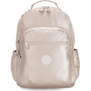 Kipling Basic Plus Seoul Rugzak 44 cm laptopvak metallic glow