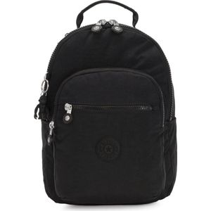 Kipling Seoul  - Kleine Rugzak met Laptopbeschermin - Zwart.