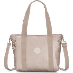 Kipling ASSENI S Kleine draagtas, draagtassen, Metallic Glow (Zilver)