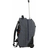 Kipling Back To School Sari 2 Wielen Rugzak Trolley 48 cm Laptop Compartiment Marine Navy