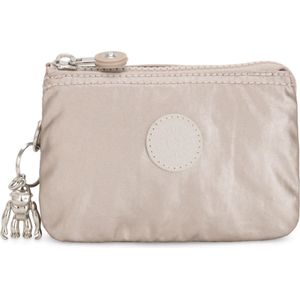 Kipling CREATIVITY S Kleine portemonnee, zakjes, hoesjes, Metallic Glow (Zilver)