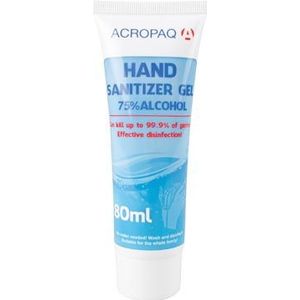 Desinfecterende handgel, tube van 80 ml