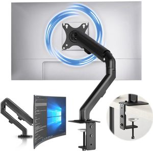 ACROPAQ - AM4512B - Monitor Arm - Zwart - Staal - Voor 1 Scherm