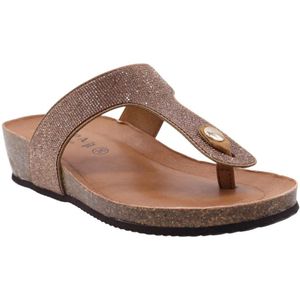 Scapa - Teenslipper - Bruin - Rubber