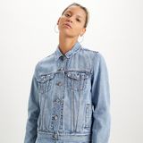 Jeans jacket Original Trucker LEVI'S. Denim materiaal. Maten M. Blauw kleur