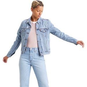 Jeans jacket Original Trucker LEVI'S. Denim materiaal. Maten S. Blauw kleur