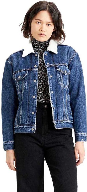 Levi's - Jassen - Dames - Blauw - Katoen