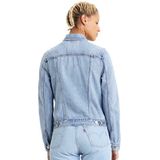 Levi's - Button-Front Blazer - Lichtblauw - 79% Katoen - 21% Lyocell