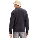 Levi's Sweater Grijs Melange - Herenmodel met Ronde Hals en Lange Mouwen